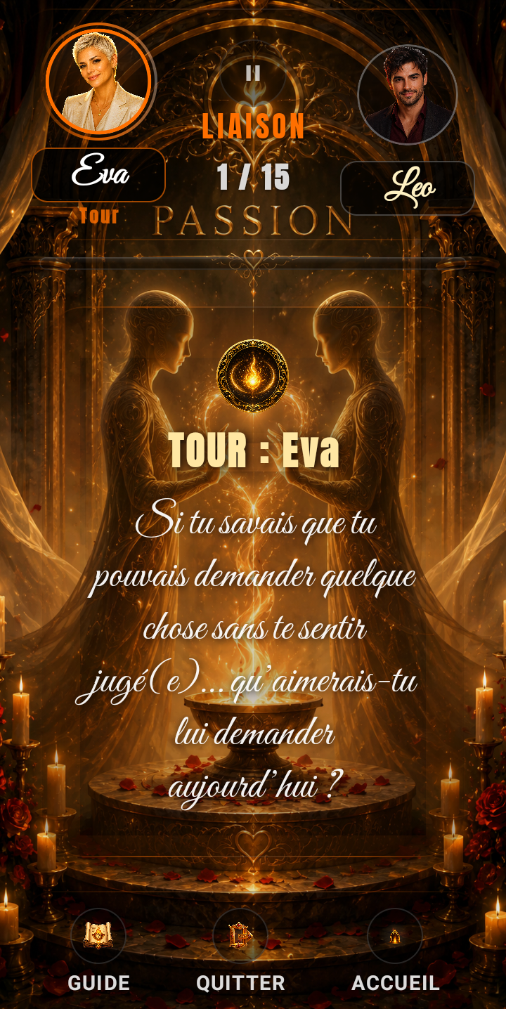 Niveau Connexion de PASSIONDUO