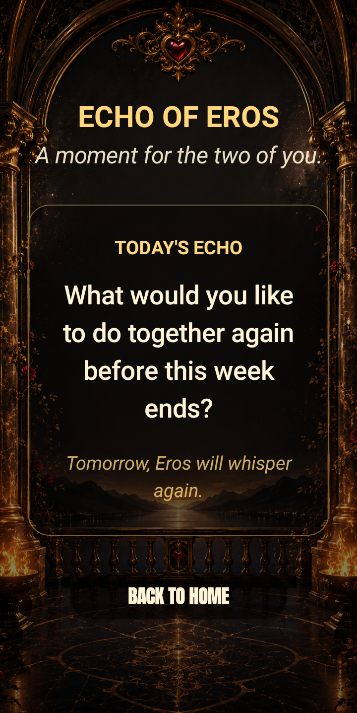Echo of Eros in PASSIONDUO